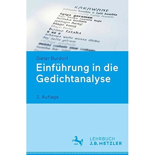 [PDF] Download Einführung in die Gedichtanalyse Kostenlos