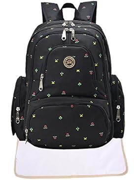 Baby Wickelrucksäcke,Coofit Babytasche Wickeltasche Rucksäcke Handtasche Mumie Tasche Nylon Tragetasche Schultertasche