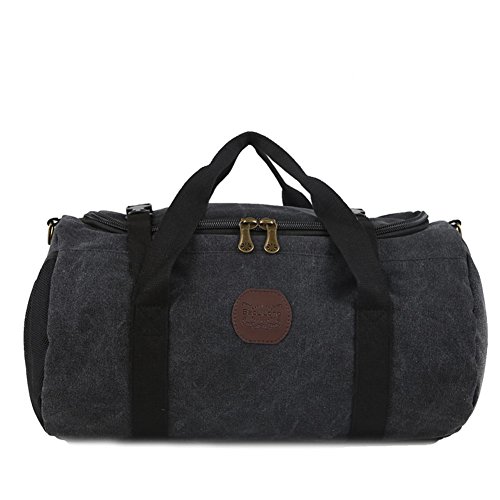 Mode-taschen/Tragbare Großraum-gepäcktasche/Reisepaket/Fitness-paket-braun Schwarz