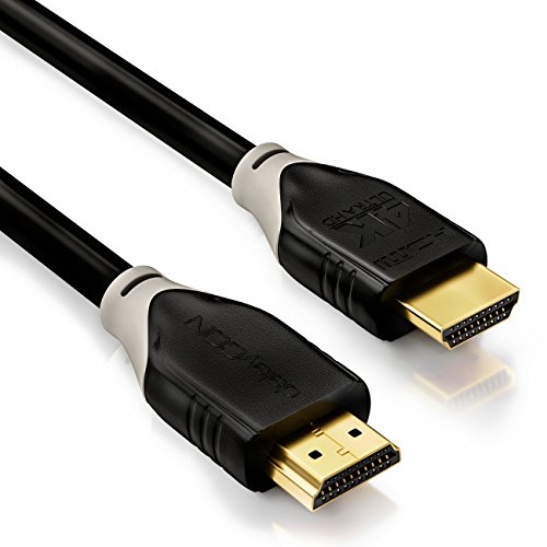 deleyCON 1,5m HDMI Kabel – kompatibel zu HDMI 2.0a/b/1.4a – UHD / 4K / HDR / 3D / 1080p / 2160p / ARC – High Speed mit Ethernet [Schwarz/Grau] - 3
