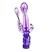 Produktbild Sexy Diary 6 Modi Frequenz Einstellbar G Punkt Anal Klitoris Stimulator Vibrator Vibratoren Verdreifachen 3 Punkte Stimulation Massager Massagestab Weich Silikon Wasserdicht Leise Sex Spielzeug für Weiblich Masturbator ( Lila )