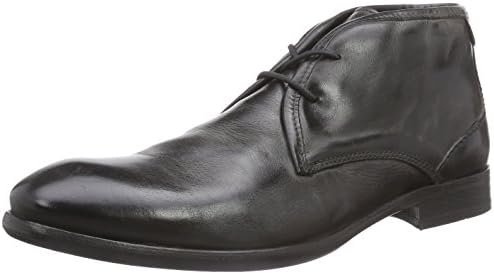 H3 Shoes Men’s LYDON Cold Lined Chukka Boots Short Length Black Size: 10 UK