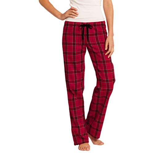 DISTRICT  Juniors Flannel Plaid Pant>XXL New Red DT2800 (US)