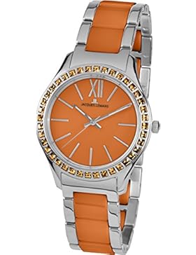 Jacques Lemans Damen-Armbanduhr Rome Analog Quarz Edelstahl 1-1797L