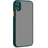 GGM GİYİM & AKSESUAR iPhone Xr ile Uyumlu Arka Kısmı Mat Şeffaf Yapıya Sahip Kenarları Silikon Tpu Malzemeden &Uuml;retilmiş Renkl