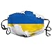 Produktbild SDGSS Mouth Mask,Ukraine Flag Map Warm Unisex Fashion Warm Anti-Dust Washable Reusable Mouth Mask