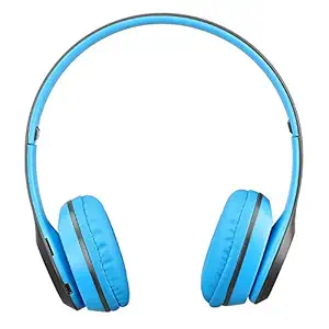 Praxan P-201 Wireless Bluetooth Portable Bluetooth Headphone with Mic Lightweight Long Battery Life Noise Cancellation (Random Color)