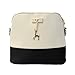 Produktbild Gosear Frauen Damen Mädchen Mode Elegante PU Leder Schulter Tasche Umhängetaschen Schale Tasche mit Einzigartige Hirsch Anhänger Schwarz