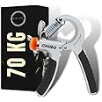 Chubs Fitness Series 10-70kg Hand Gripper for Men & Women for Gym Workout Hand Exercise Equipment to Use in Home for Forearm Exercise Finger Exercise Power Gripper (GUNMETAL GREY)