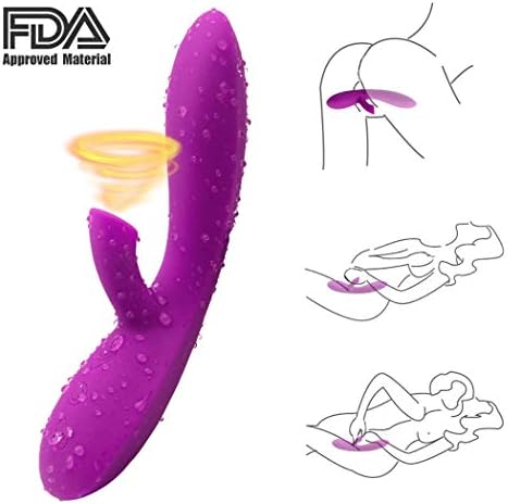 Trigger Points Massage Ball Set for Back Neck Shoulder Deep Muscle Tissue Massage Portable Charging USB LED Travel Vibrator for Home Personal Fitness Sports (Pink)