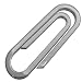 Produktbild Geldscheinklammer Büroklammer 6,5x2,2 Silber 925 Sterling