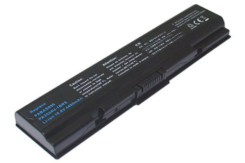Hochleistungs Li-Ion AKKU 4400mAh für Toshiba Satellite A200 A210 A300 L300 L300D M205 A205 ersetzt PA3533U-1BAS PA3533U-1BRS PA3534U-1BAS PA3534U-1BRS PA3535U-1BAS PA3535U-1BRS PABAS098 PABAS099