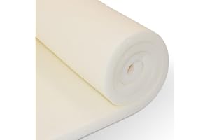 Deshome - Imbottitura Memory foam al metro per divani, cuscini, materassi, sedie, Alta densità 35 Spessore 1,8 cm - Made in Italy indeformabile, antiacaro, anallergica