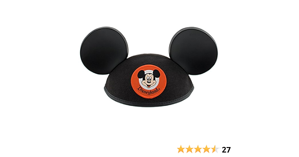 Disneyland Mickey Mouse Ears Black Hat 