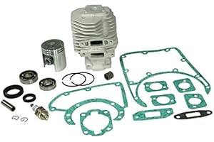 Sägenspezi Kit cylindre pour Stihl 041 AV 041AV 44mm avec Sägenspezi Kit de joints, bougie et roulements