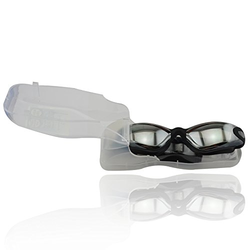 #DoYourSwimming »Orca« Schwimmbrille, 100% UV-Schutz + Antibeschlag. Starkes Silikonband mit Schnellverschluss + stabile Box. TOP-MARKEN-QUALITÄT! AF-1600m - 4