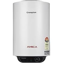 Buy Crompton Amica 25-L 5 Star Rated Storage Water Heater (Geyser) (Black u0026  White) Online at Low Prices in India - Amazon.in