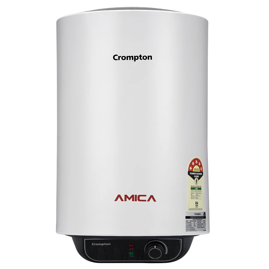 Crompton Amica 15-L 5 Star Rated Storage Water Heater (Geyser) White