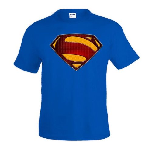 Mx Games Camiseta Superman logo 2013 custom-1 de hombre (Talla: TALLA-XXXL)