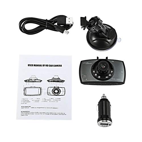 Preisvergleich Produktbild Tragbare HD 16: 9 LCD Nachtsicht Eingebauter Lautsprecher Bewegungserkennung Digitales Video Autofahren Kamera G-Sensor Auto Camcorder