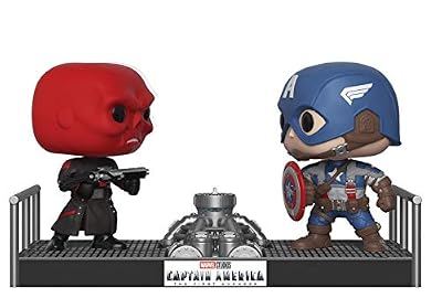 FunKo Figurine - Funko Pop Movie Moment - Marvel - Captain America & Red Skull