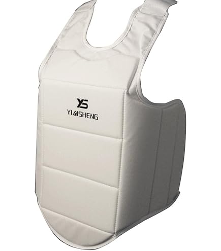 WOTEG Protection Pour Le Boxe, Karaté | Gilet Protection Confortable Pour Le Muay Thai, Bouclier Frappe Réglable, Rembourrage Protection Pour Les Côtes Supérieures Du Ventre