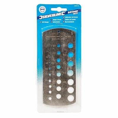 Silverline 598570 Jauge à trous 1-13 mm