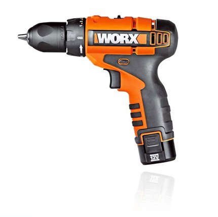 Worx wx125.3 D de Lite 12 V de taladro inalámbrico con batería de ion de litio