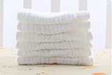 Kauftree 10/20er Baby Stoffwindeln Windeleinlagen Babywindeln Windeln Einlagen Set Wiederverwendbar Muslin Baumwolle 12 Schichte Gaze - 4
