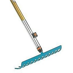 Gardena Combisystem Display de 20 rastrillos 3177 Con mangos (ref Contenido: 20 x 3177+ 3723, Estándar