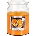 Bispol Large Scented Candle in Glass with Lid Burning Time Approx. 100 Hour Scented Candles, Vanilla, Lavender, Orange, Cinnamon, Scented Candle, Scented Candles