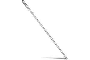 MOXPIFY SDS Plus - Broca para hormigón (8 x 310 mm, con 4 cortes de metal duro y doble hélice), para hormigón, piedra, piedra natural