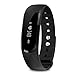 Produktbild Herzfrequenz Smart Fitness Band Activity Tracker Armband HR Schrittzähler Kabellose Bluetooth 4.0 Schritte Entfernung Sleep Kalorien ausgeschnittenem Touch Bildschirm Call Nachricht Reminder, iOS Android App schwarz