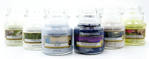Official Yankee Candle Classic Fresh Selection Box Gift Set Of 6 Signature Mini Small Jars