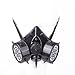 Produktbild Steampunk Atemschutz Gasmaske Atemschutzmaske mit eingesetzten Metallspikes für Cosplay - Gothic - Steampunk - EDM Fans FASCHING (87364-9001-000)