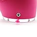 EZGO® Rechargeable silicone Facial Cleaning Face Cleaner Brush,Deep Vibrating Waterproof Facial Cleaning System for Skin Care,Blackhead Acne Blemish Extract,SPA Device USB Socket (Rosy)