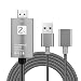 Produktbild Cyond für iPhone XS/XS MAX/XR von USB zu HDMI 2K HD Gleicher Bildschirmadapter 1080P HD TV-AV-Adapterkabel (Schwarz)