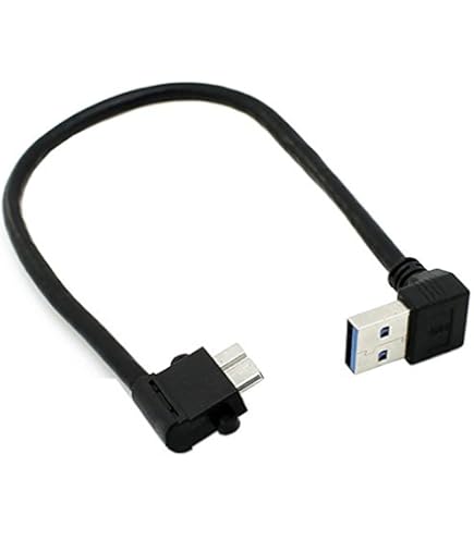 System-S Câble Adaptateur Micro USB Angle De 90 ° Vers Le