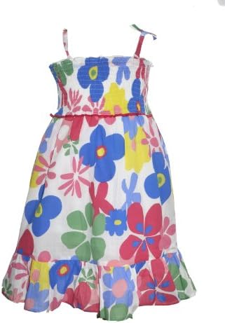 Girls Bold Floral Summer Dress Cover-Up (4-5 years)