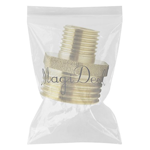 MagiDeal Messing Steckverbinder Schlauchverbinder Verbindungsstück Messinganschluss Schlauchstück – 1/2-1/16 inch - 2