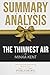 Produktbild Summary and Analysis of The Thinnest Air by Minka Kent