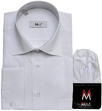 MUGA long sleeve shirt, White, Size L