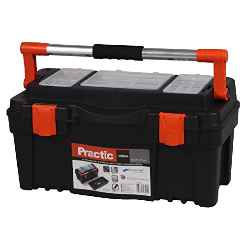 Prosperplast Werkzeugkoffer Werkzeugkasten Sortimentskasten Werkzeugkiste Practic RFI 22'' 55x27x28cm