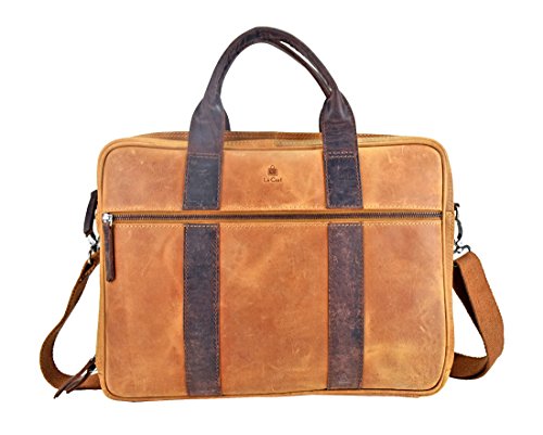 Le Craf Designer Stylish Leather 14 Inch BROWN Mens and Boys Messenger Bag RS.5299 (63.00% Off) - Amazon