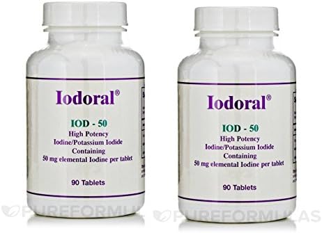 2-pack Iodoral 50mg, 90 capsules by Apran