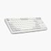 Produktbild NiZ Electrostatic EC87-S Kapazitive Tastatur programmierbar einstellbar Multimedia 87-Keys für WIN/MAC, lärmarm, silent, Anti-Ghosting Gaming Keyboard USB weiß
