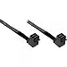 Produktbild InLine 27626A Mini SAS HD beidseitig gewinkelt Kabel SFF-8643 mit Sideband 0,5m