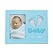 Produktbild LED baby photo frame - LED Baby Fotorahmen - Baby Bilderrahmen mit LED Beleuchtung Fuß-Motiv - It`s a boy