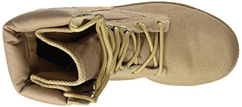US Army Desert Combat Jungle Patrol Mens Boots Tan Suede Leather Khaki - 7