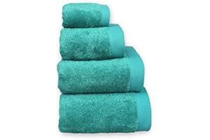 COTTON REUS COTTONREUS Toalla Cottonplus 30% Bambú y 70% Algodón de 600 grms Color Turquesa. Muy absorvente y Suave. Medida Lavabo 50 x 100 cm.